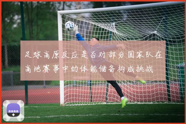 足球高原反应是否对部分国家队在高地赛事中的体能储备构成挑战